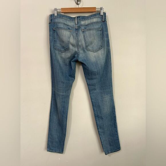 Current/Elliott The Ankle Skinny Driftwood Destroy Jeans - Picture 4 of 9